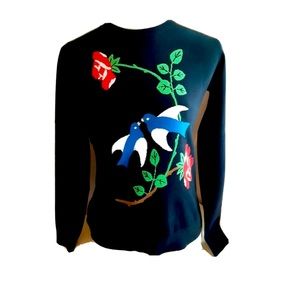 Brooks Brothers crew neck with birds rare.